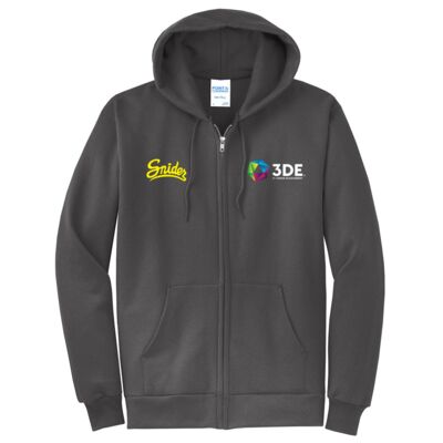 3DE Snyder - Core Fleece Full Zip Hooded Sweatshirt Thumbnail