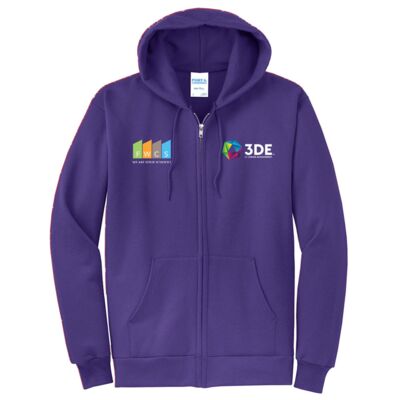 3DE FWCS - Core Fleece Full Zip Hooded Sweatshirt Thumbnail