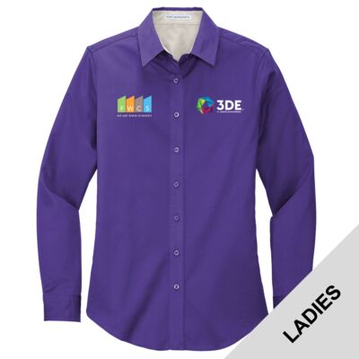 3DE FWCS - Ladies Long Sleeve Easy Care Shirt Thumbnail