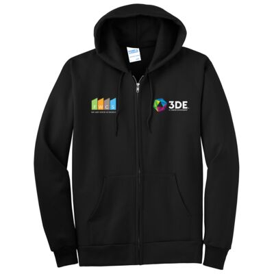 3DE - FWCS Essential Fleece Full Zip Hooded Sweatshirt Thumbnail