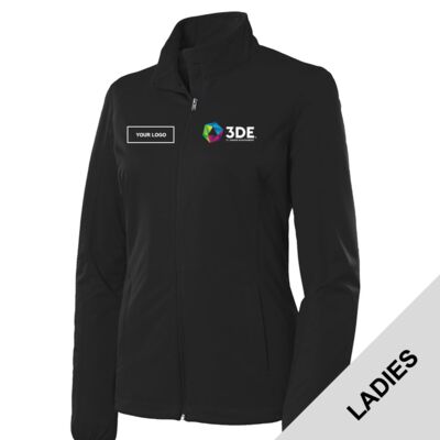 3DE Custom - Ladies Active Soft Shell Jacket Thumbnail