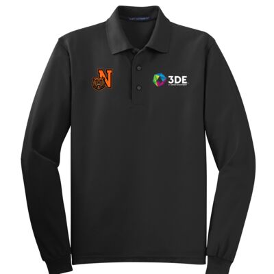 3DE Northrop - Silk Touch Long Sleeve Polo Thumbnail