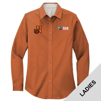 3DE Northrop - Ladies Long Sleeve Easy Care Shirt Thumbnail