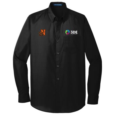 3DE Northrop - Long Sleeve Carefree Poplin Shirt Thumbnail