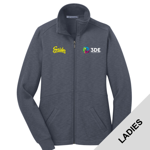 L293 - EMB - J248E002 Left Chest / S217E004 Right Chest - Snider Ladies Slub-Fleece Full Zip Jacket Thumbnail