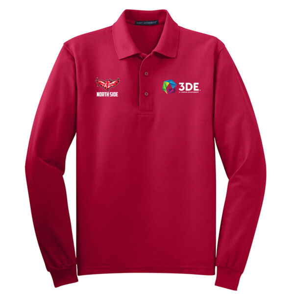 K500LS - EMB - J248E002 Left Chest / N205E024 Right Chest - North Side Long Sleeve Pique Polo Thumbnail