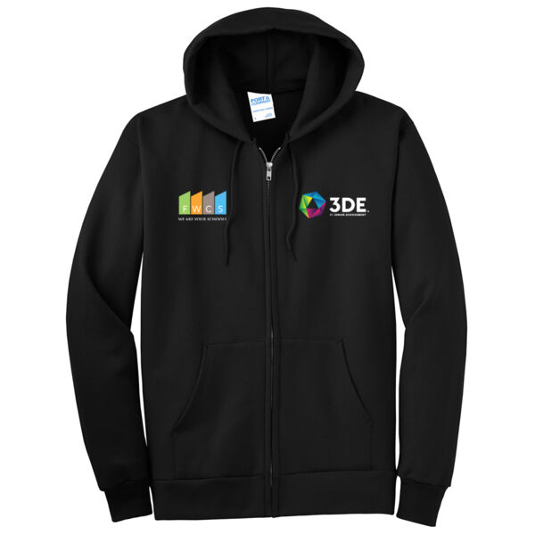 PC90ZH - EMB - J248E002 Left Chest / F248E002 Right Chest - FWCS Heavyweight Full Zip Hoodie Thumbnail