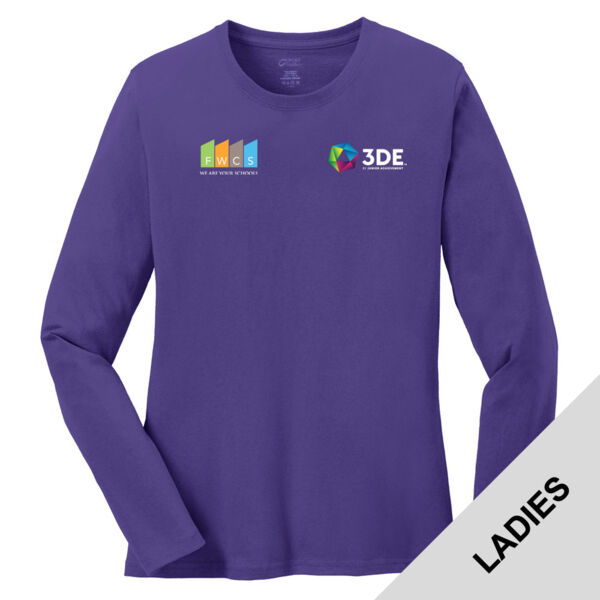 LPC54LS - EMB - J248E002 Left Chest / F248E002 Right Chest - FWCS Ladies Long Sleeve T-Shirt Thumbnail