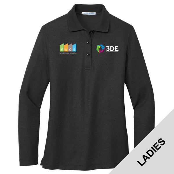 L500LS - EMB - J248E002 Left Chest / F248E002 Right Chest - FWCS Ladies Long Sleeve Pique Polo Thumbnail