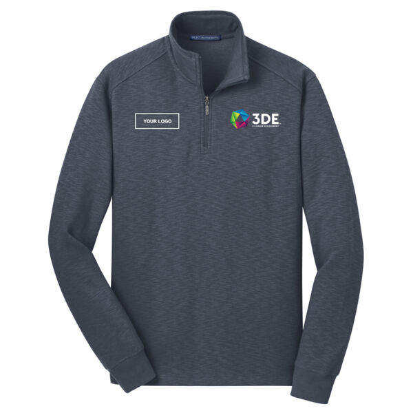 F295 - EMB - J248E002 Left Chest - 3DE 1/4 Zip Pullover Thumbnail