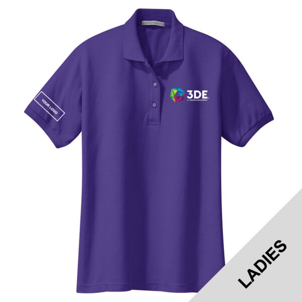L500 - EMB - J248E002 Left Chest - 3DE Ladies Pique Polo Thumbnail