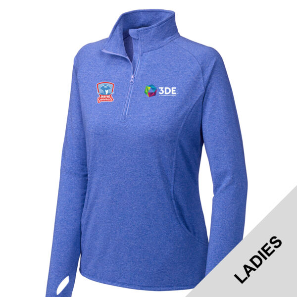 LST850 - EMB - J248E002 Left Chest / W221E004 Right Chest - Wayne Ladies 1/2 Zip Pullover Thumbnail