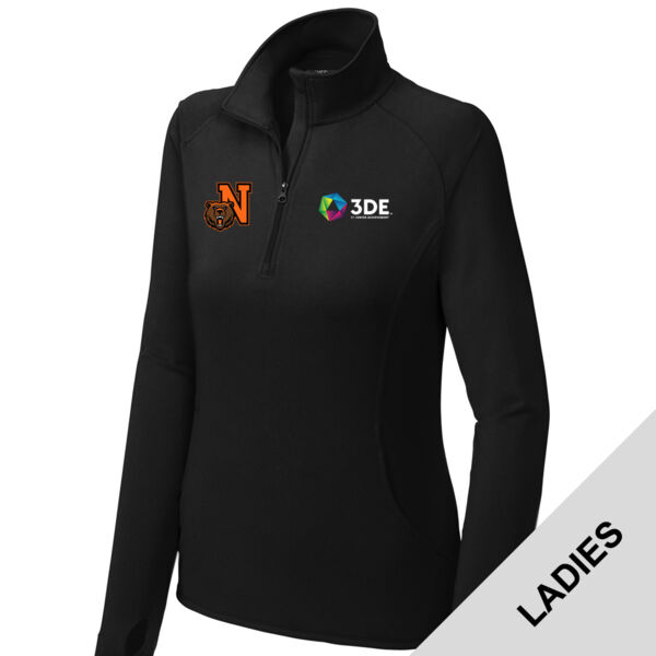 LST850 - EMB - J248E002 Left Chest / N209E015 Right Chest - Northrop Ladies 1/2 Zip Pullover Thumbnail