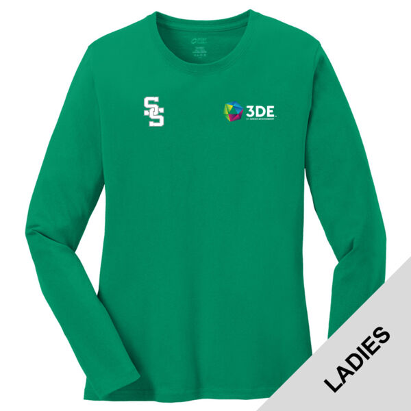 LPC54LS - EMB - J248E002 Left Chest / S348E002 Right Chest - South Side Ladies Long Sleeve T-Shirt Thumbnail